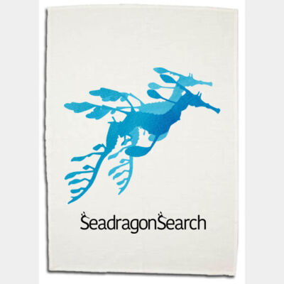 Linen Teatowel Seadragon Blue Thumbnail